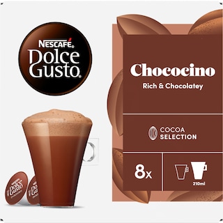 Nescafe | Dolce Gusto | Ciocolata calda Chococino, 16 capsule, 8 bauturi