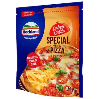 Hochland | Delicii calde | Branza pentru pizza 150g