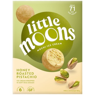 Little Moons | Mochi cu fistic prajit si miere 6x32g