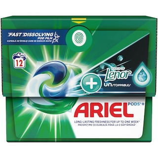 Ariel | Detergent Touch of Lenor Unstoppables, 12 capsule