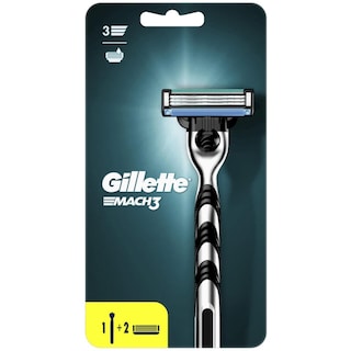 Gillette | Mach3 | Aparat de ras cu 2 rezerve