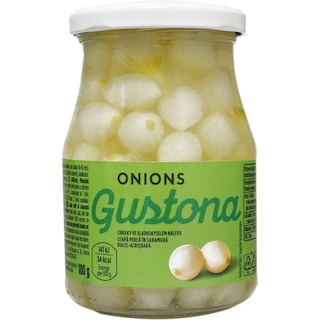 Gustona | Ceapa perla in saramura 330g
