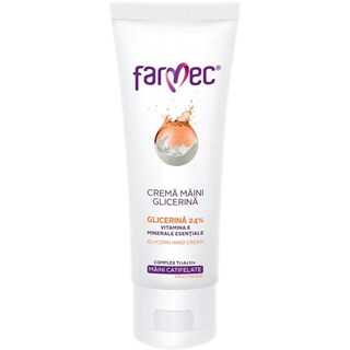 Farmec | Crema de maini cu glicerina si vitamina E 150ml