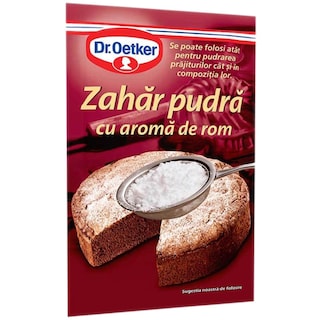 Dr. Oetker | Zahar pudra cu aroma de rom 50g