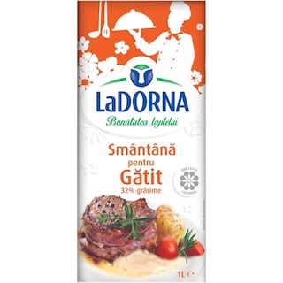 LaDORNA | Smantana UHT pentru gatit 32% grasime 1L