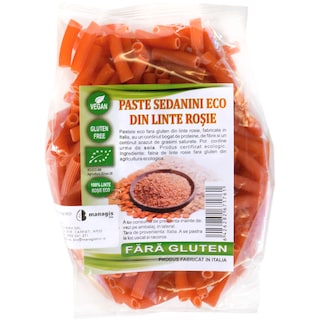 Managis | Paste sedanini eco din linte rosie 250g