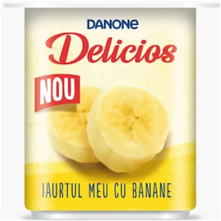 Danone | Iaurt cu banane, 2% grasime 125g