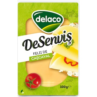 Delaco | DeSenvis | Cascaval felii 100g