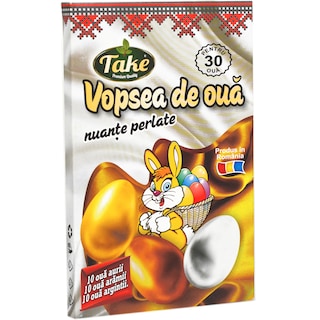Take | Vopsea de oua nuante perlate, 30 oua