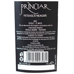 Tohani | Princiar | Vin Feteasca Neagra 0.75L
