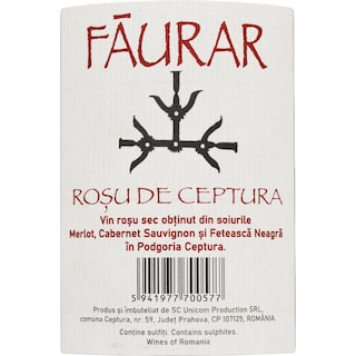 Faurar | Vin rosu de Ceptura  0.75L