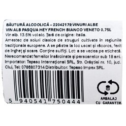 Pasqua | Hey French | Vin alb sec  0.75L