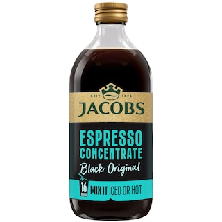 Jacobs | Concentrat de cafea espresso Black Original, 16 bauturi 485ml