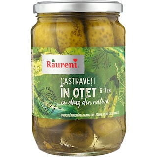 Raureni | Castraveti in otet 680g