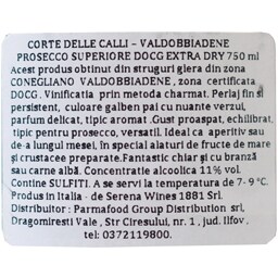 Corte Delle Calli | Prosecco superiore extra dry 0.75l