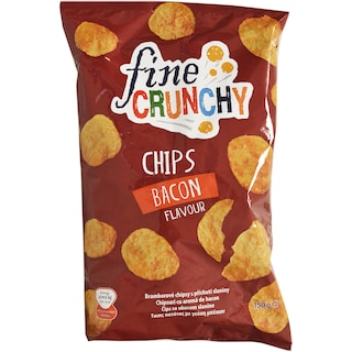 Fine Crunchy | Chipsuri cu aroma de bacon 150g