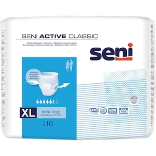 Seni | Active | Chilot absorbant, marimea XL, 10 bucati