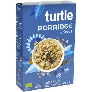 Turtle | Terci cu seminte Porridge 6 Seeds 450g