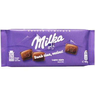 Milka | Ciocolata cu lapte alpin 90g
