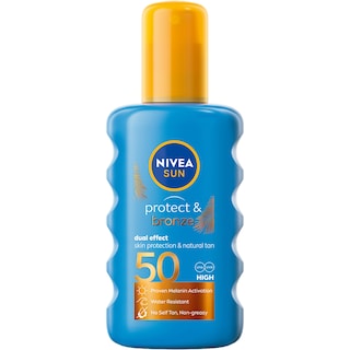 Nivea Sun | Spray protectie solara si bronzare SPF 50 200ml