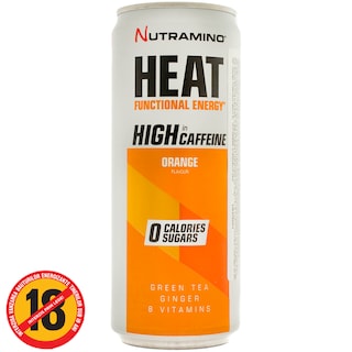Nutramino | Heat | Bautura energizanta cu aroma de portocala 330ml