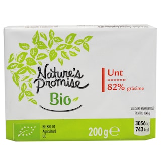 Nature's Promise Bio | Unt bio 82% grasime 200g