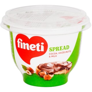 Fineti | Crema cu cacao, alune de padure si lapte 200g