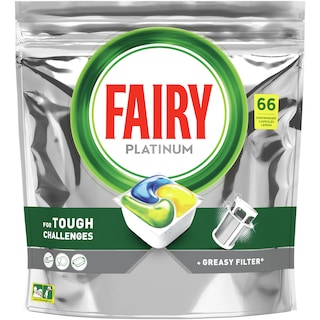 Fairy | Detergent masina spalat vase, 66 capsule