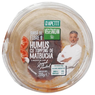 Mega Apetit | Humus cu topping de matbucha 200g