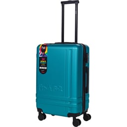 French Bull | Geanta de voiaj cu roti, Turcoaz, 43.5x25x67cm