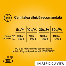 Pedigree | Hrana umeda caine vita la conserva 400g