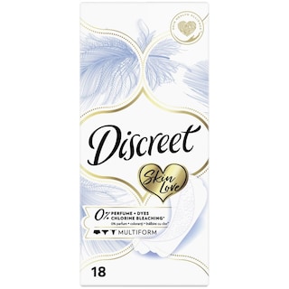 Discreet | Absorbante zilnice Skin Love Multiform, 18 bucati