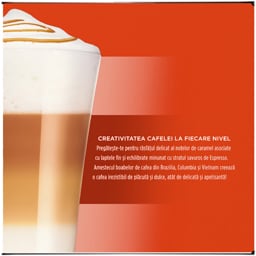 Nescafe | Dolce Gusto | Cafea Latte Macchiato Caramel, 8 bauturi, 16 capsule