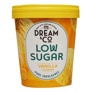 Dream&Co | Inghetata cu aroma de vanilie, cu continut scazut de zahar 450ml