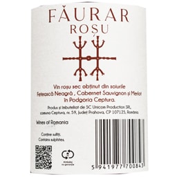 Faurar | Vin rosu sec  0.75L