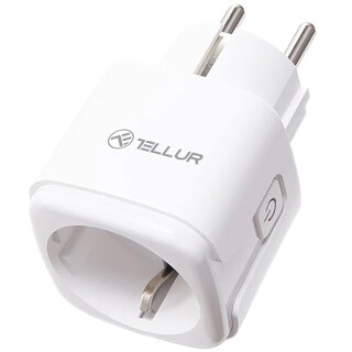 Tellur | Priza WiFi, monitorizare consum, 3680W, 16A, alb