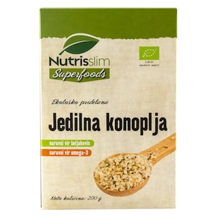 Nutrisslim | Seminte de canepa bio 200G