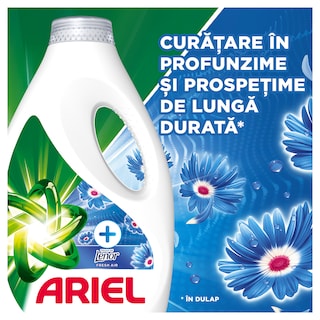 Ariel | Detergent lichid +Touch of Lenor, 17 spalari