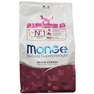 Monge | Hrana uscata pentru pisici, Indoor, cu pui 1.5kg