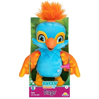 Puffy Friends | Jucarie de plus interactiva papagal Diego