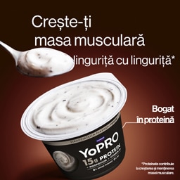 YoPRO | Iaurt bogat in proteine Stracciatella 160g