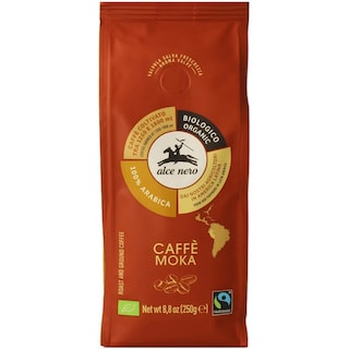 Alce Nero | Cafea macinata bio Moka 250g