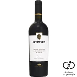 Sceptrus | Vin rosu sec Cabernet Sauvignon, Feteasca Neagra, Merlot 0.75L