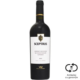 Sceptrus | Vin rosu sec Cabernet Sauvignon, Feteasca Neagra, Merlot 0.75L