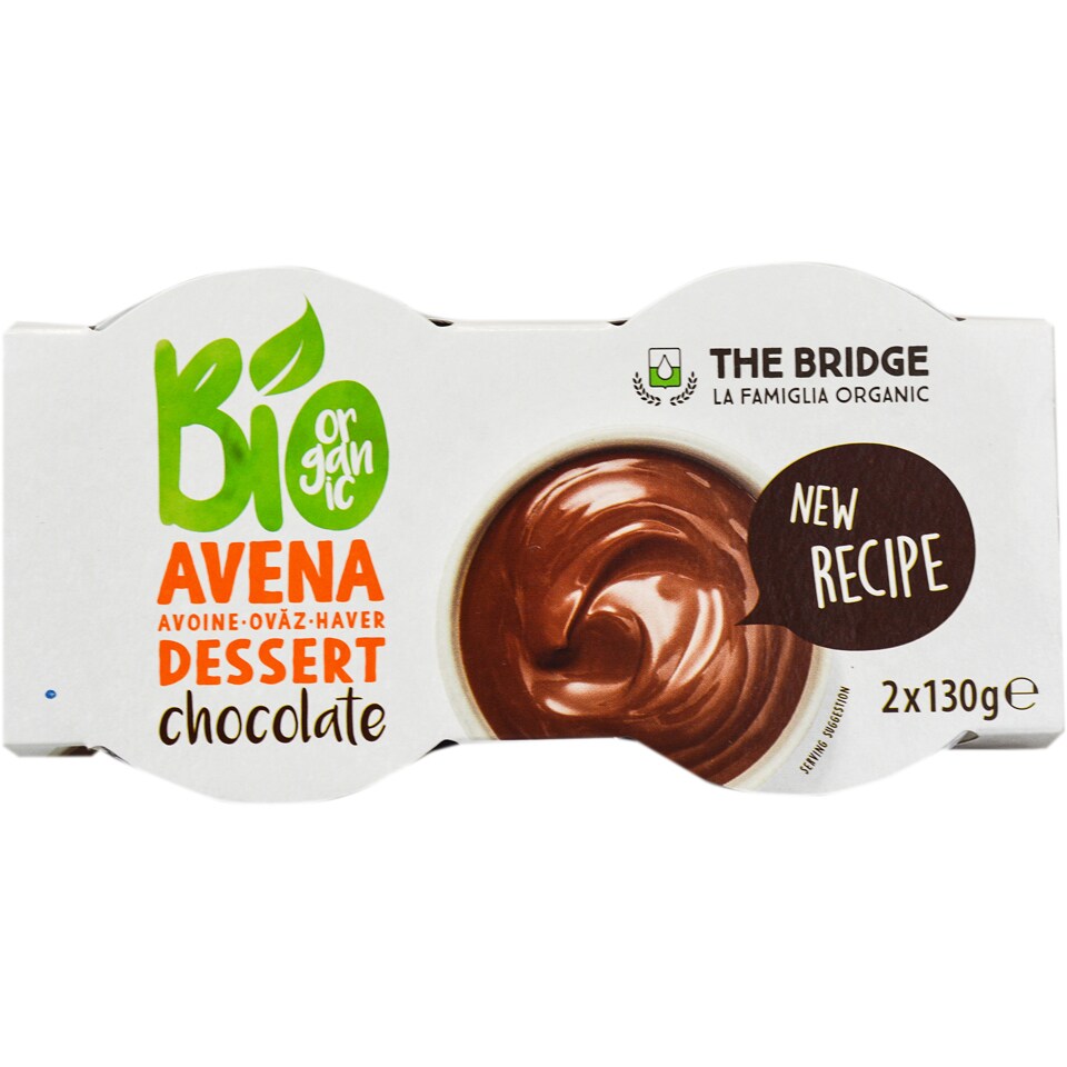 The Bridge | Desert bio din ovaz cu ciocolata 2x130g | Mega-image