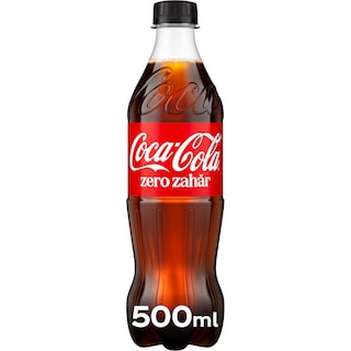 Coca-Cola Zero Zahar | Bautura racoritoare carbogazoasa 0.5L