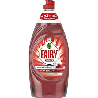 Fairy | Extra+ | Detergent de vase aroma de fructe de padure rosii 900ml