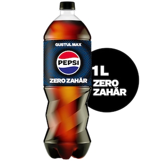 Pepsi | Bautura racoritoare carbogazoasa cu aroma de cola, cu indulcitori 1L