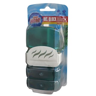 Clean Home | Odorizant lichid pentru toaleta + 2 rezerve, cu parfum de pin 3x55ml