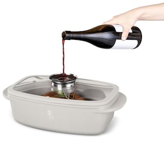 Berlinger Haus | Tava pentru friptura cu capac din sticla si buton pentru aroma